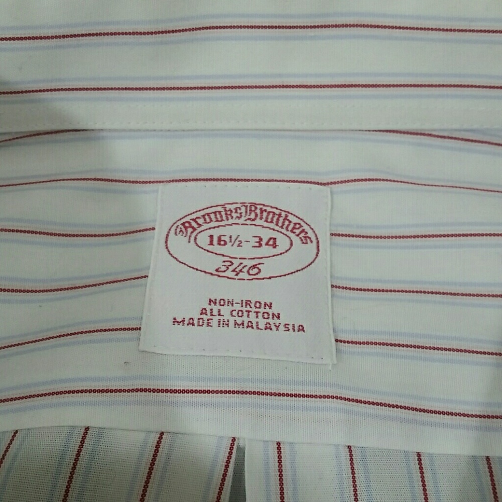 BROOKS BROTHERS French Cuff Shirt 16 1/2 - 34 - Picture 6 of 7